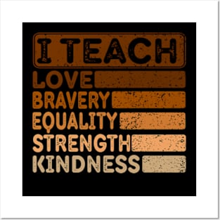 I Teach Black History Teacher Black History Month Posters and Art